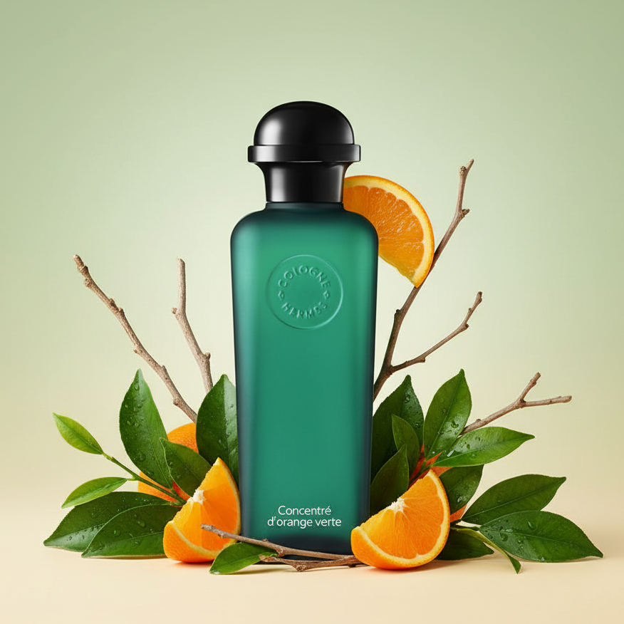 D ORANGE VERT CONCENTRE