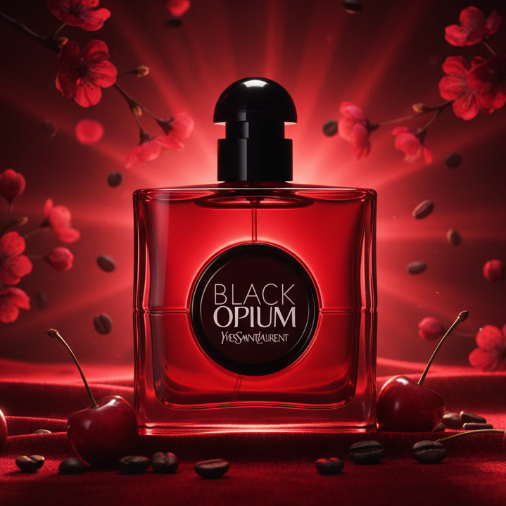BLACK OPIUM OVER RED